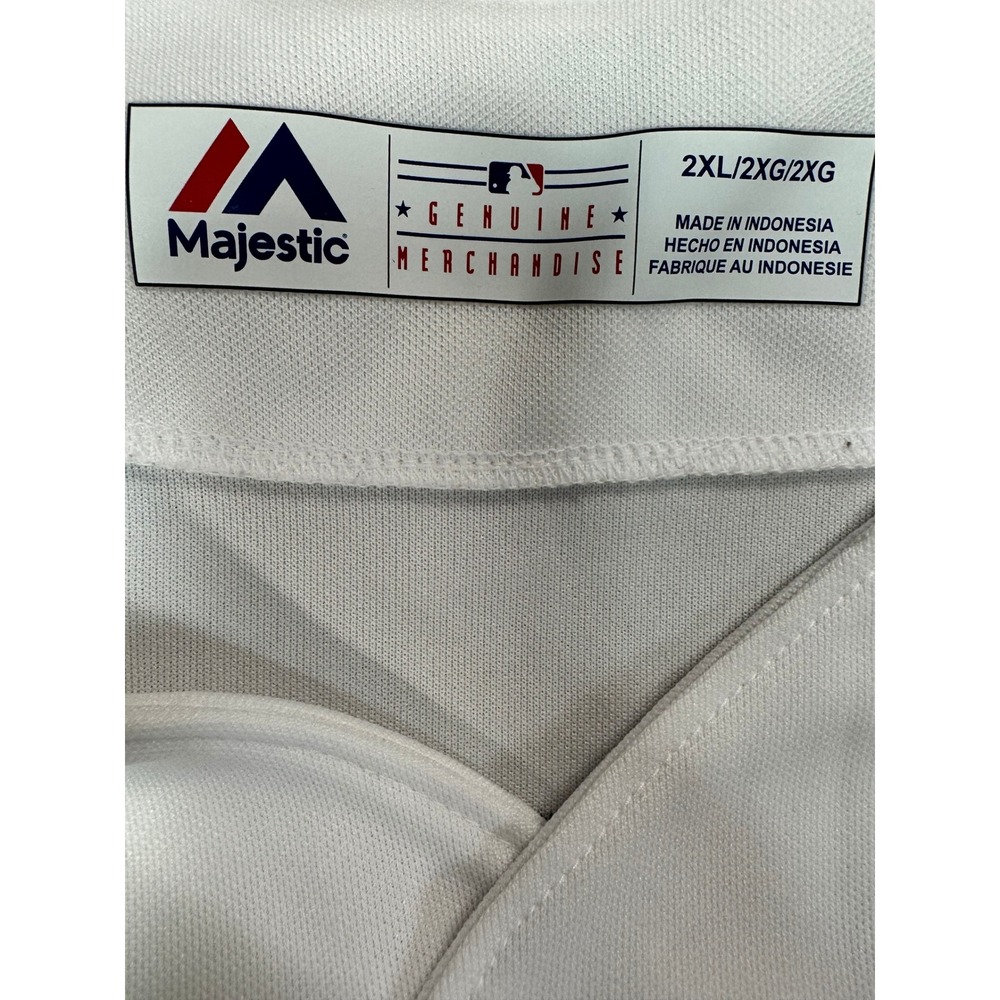 Majestic Pittsburgh Pirates Andrew McCutchen 22 Jersey White Mens 2XL Limited Ed - Picture 4 of 5